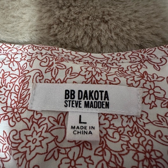 BB Dakota Blush Floral Mini Dress L - Picture 4 of 8